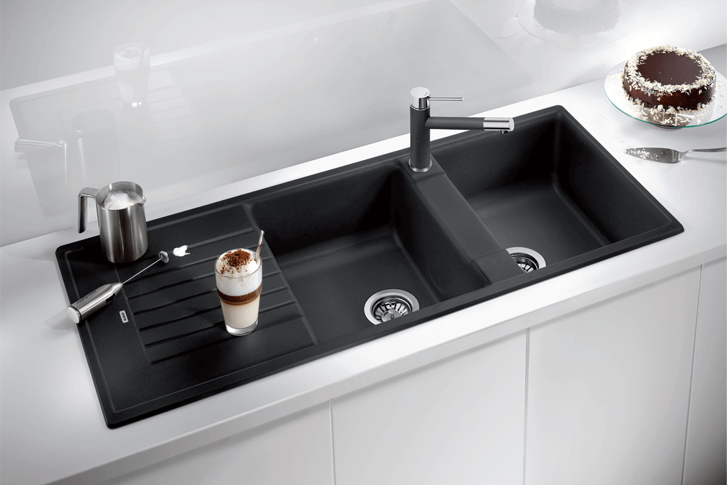 Blanco Zia 210 Black Composite Granite Sink