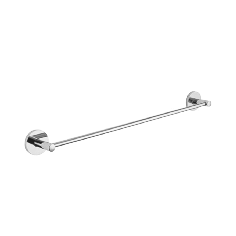 Round stainless steel single towel bar rail