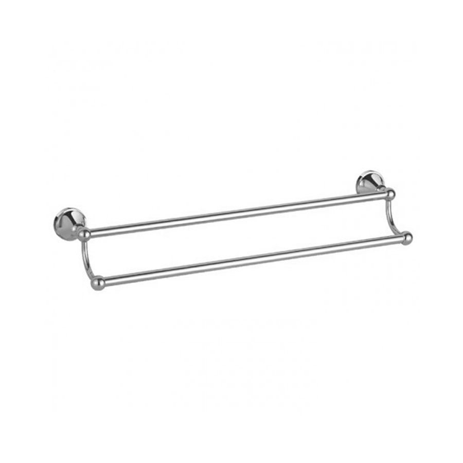 Roma Double Towel Rail Chrome The Sink Warehouse Bathroom, Kitchen, Laundry! The Sink Warehouse
