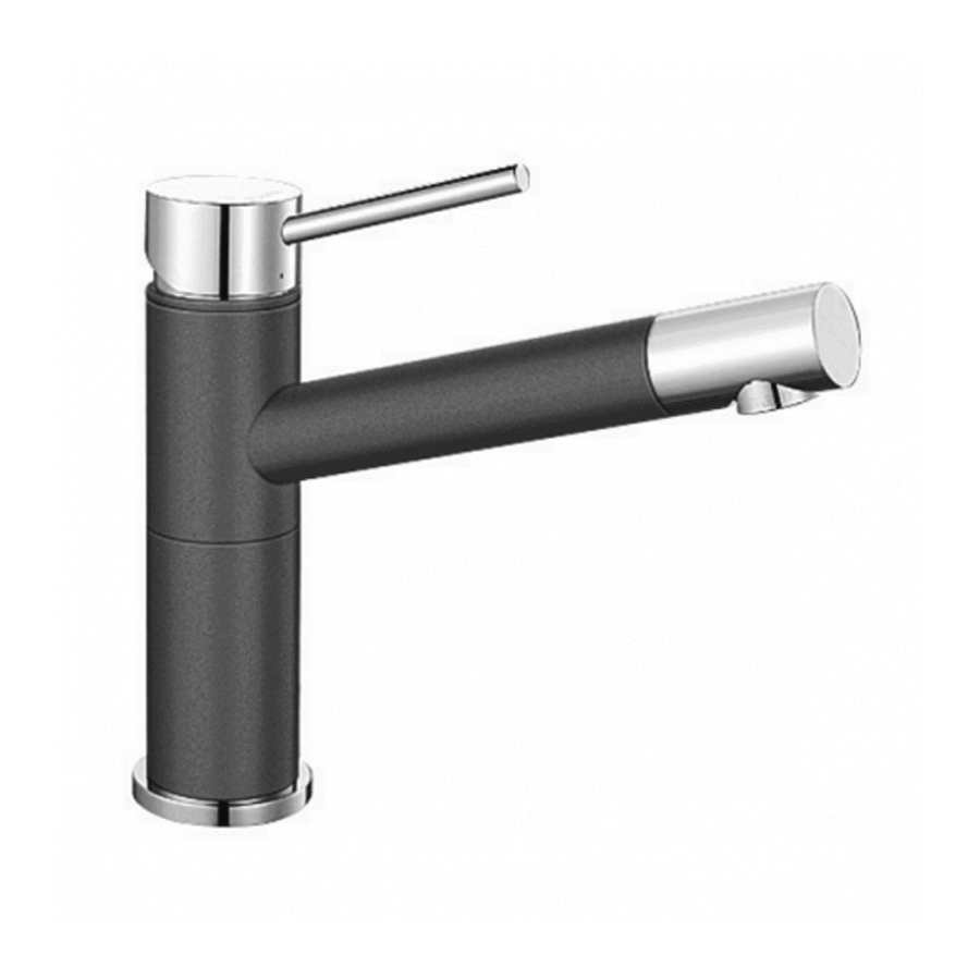 Blanco Alta Sink Mixer Grey The Sink Warehouse Bathroom, Kitchen