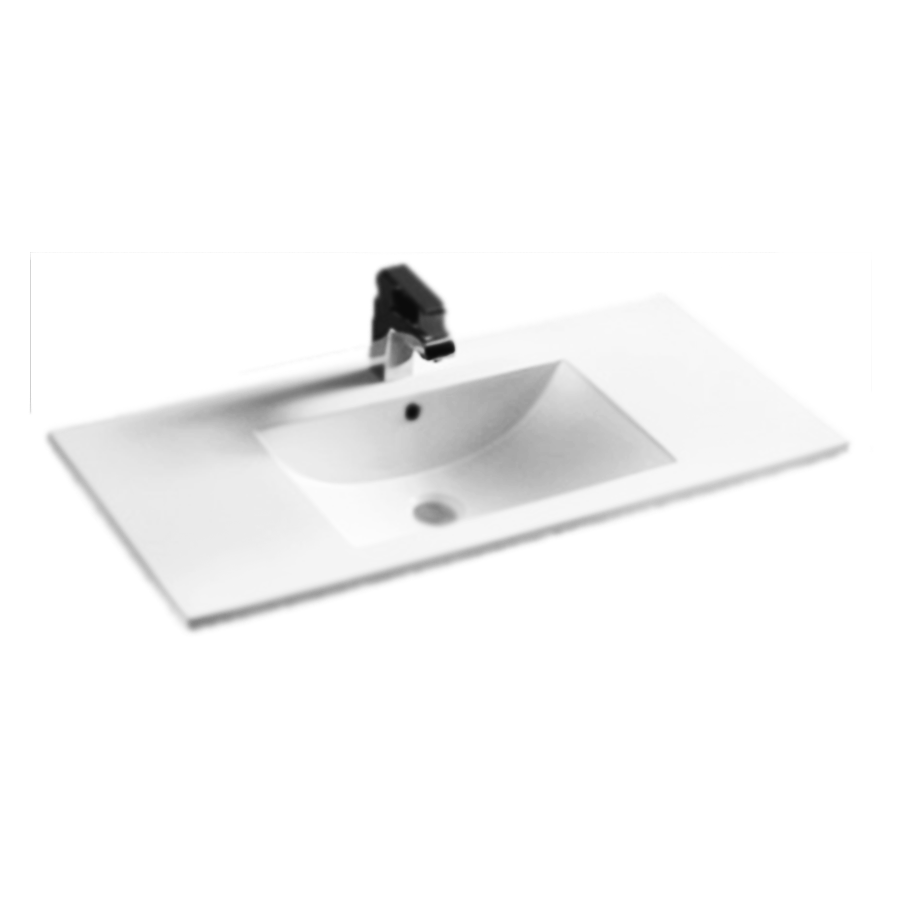 VANITY TOP ONLY CONTEMPORARY 900 CERAMIC The Sink Warehouse