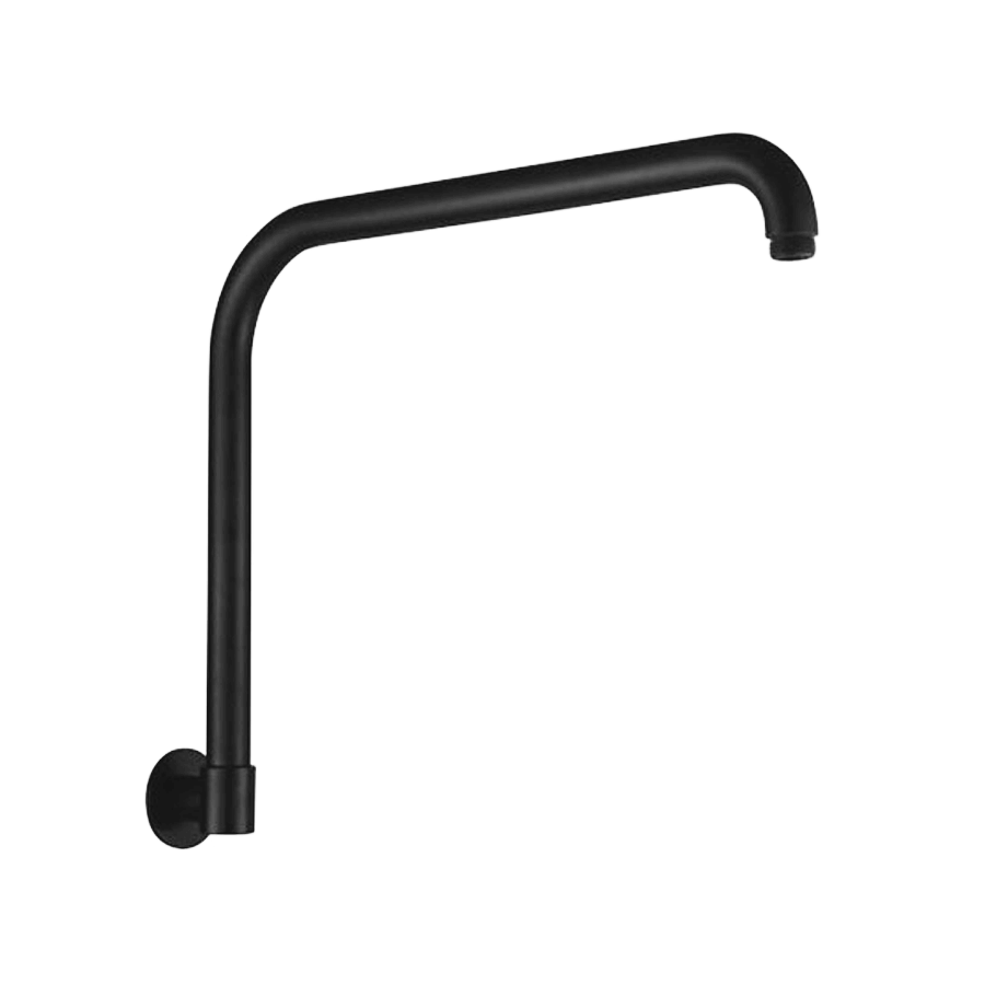 Sofia Gooseneck Shower Arm Black The Sink Warehouse Bathroom