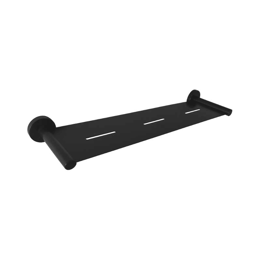 round black vanity shelf