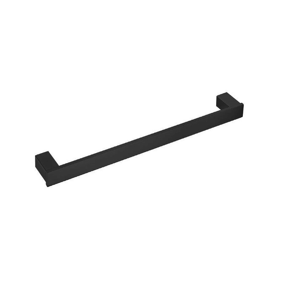 bathroom accessory product black 800mm single towel rails