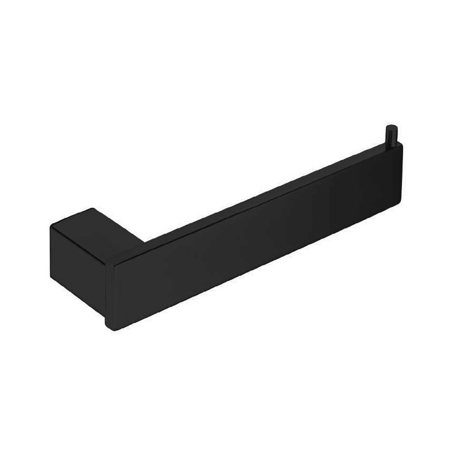 Square Bathroom Toilet Roll Holder (Black) The Sink Warehouse The