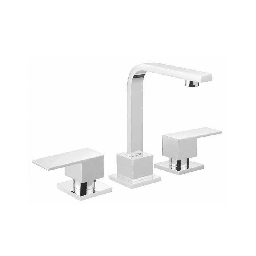 3 Piece Set - Square Chrome