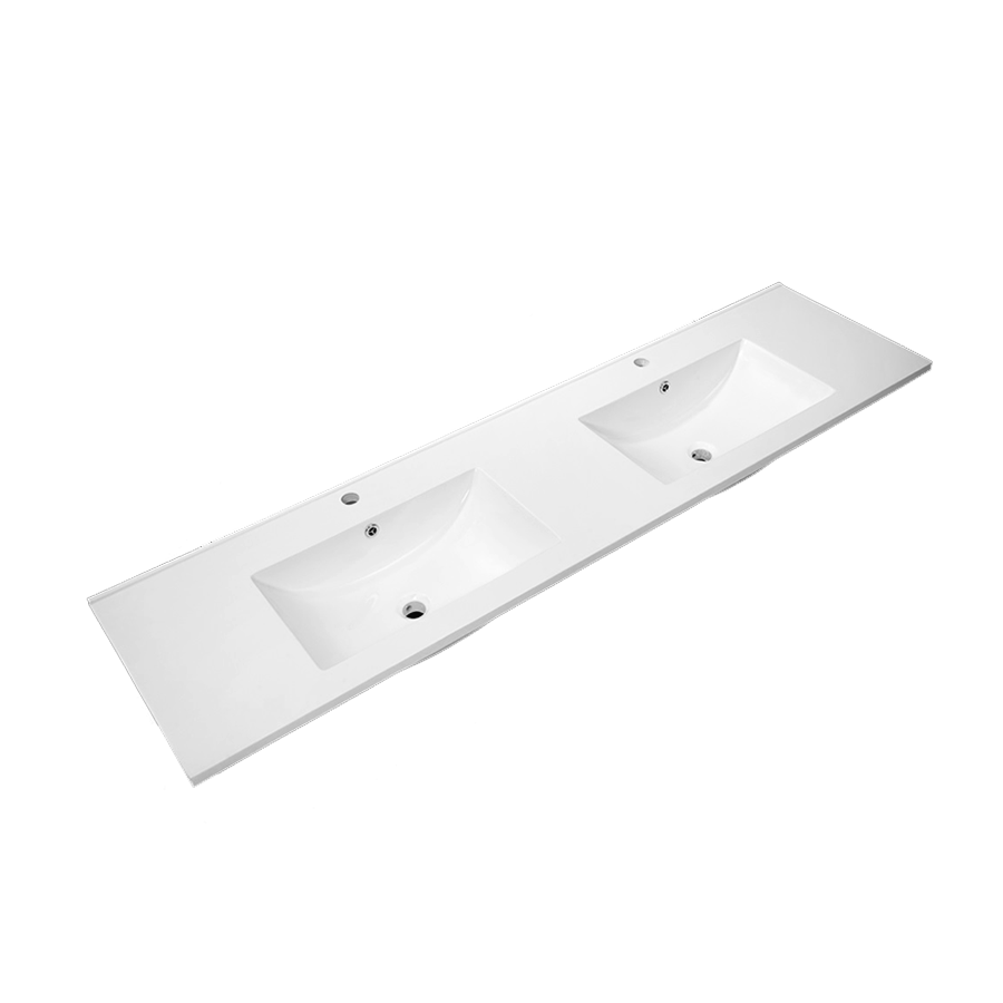 Quadro Vanity Top Double Bowl 1800mm The Sink Warehouse The Sink